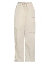 Hinnominate Woman Pants Beige Size M Polyamide In Beige