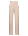 Hinnominate Woman Pants Beige Size M Viscose, Polyester, Polyamide In Beige