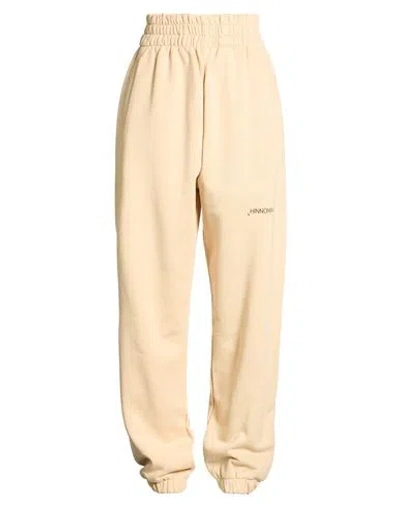 Hinnominate Woman Pants Beige Size S Cotton