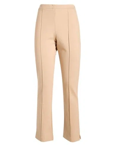 Hinnominate Woman Pants Beige Size S Viscose, Polyamide, Elastane In Neutral