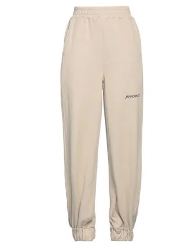 Hinnominate Woman Pants Beige Size L Cotton