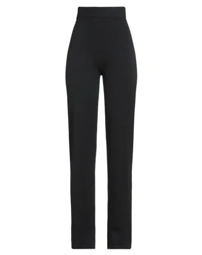 Hinnominate Woman Pants Black Size L Viscose, Polyester, Polyamide