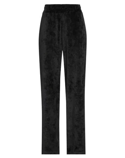 Hinnominate Woman Pants Black Size L Polyester, Elastane
