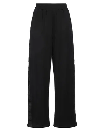 Hinnominate Woman Pants Black Size M Polyester, Modal, Elastane
