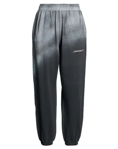 Hinnominate Woman Pants Black Size Xl Cotton In Gray
