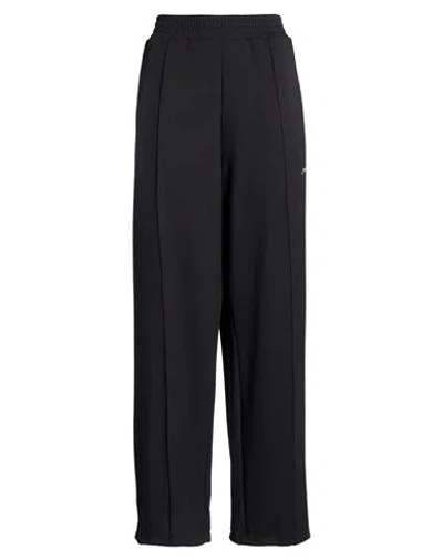 Hinnominate Woman Pants Black Size Xl Polyester, Modal, Elastane