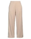 Hinnominate Woman Pants Beige Size Xl Polyester, Modal, Elastane In Pink