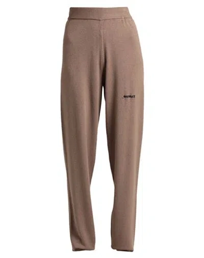 Hinnominate Woman Pants Brown Size M Viscose, Polyester, Polyamide In Brown