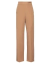 Hinnominate Woman Pants Brown Size Xxs Polyester, Elastane