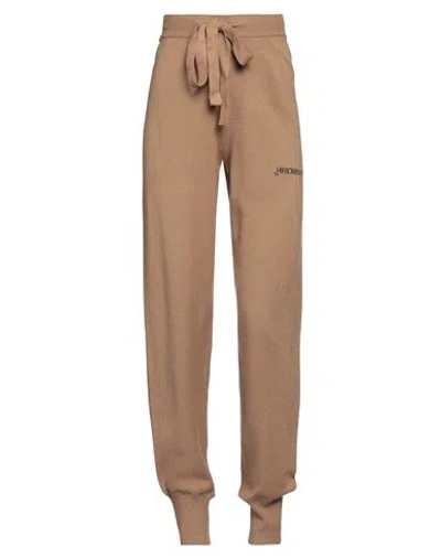 Hinnominate Woman Pants Brown Size Xxs Viscose, Polyester, Polyamide