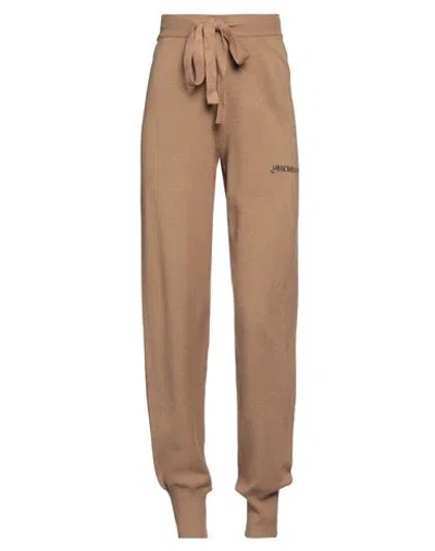 Hinnominate Woman Pants Brown Size Xxs Viscose, Polyester, Polyamide In Brown