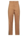 Hinnominate Woman Pants Camel Size L Cotton, Elastane In Beige