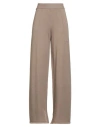 Hinnominate Woman Pants Camel Size M Viscose, Polyester, Polyamide In Sand