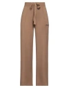 Hinnominate Woman Pants Camel Size Xs Viscose, Polyester, Polyamide In Brown