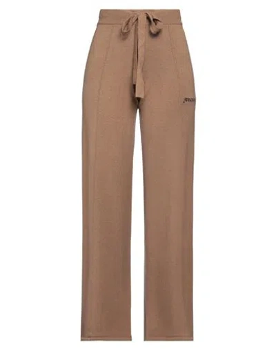 Hinnominate Woman Pants Camel Size Xs Viscose, Polyester, Polyamide In Beige