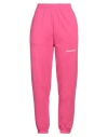 Hinnominate Woman Pants Fuchsia Size S Cotton In Pink