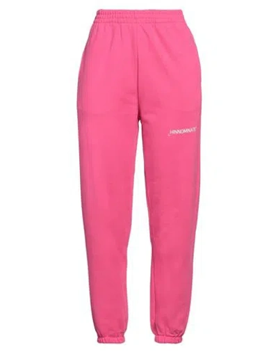 Hinnominate Woman Pants Fuchsia Size S Cotton In Pink