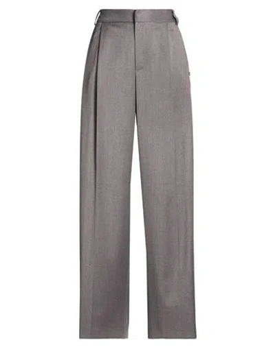 Hinnominate Woman Pants Grey Size S Polyester, Viscose, Elastane In Gray