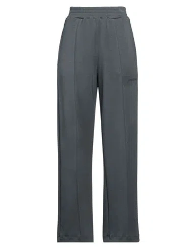 Hinnominate Woman Pants Lead Size L Modal, Polyester, Elastane In Grey