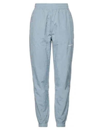 Hinnominate Woman Pants Light Blue Size S Polyamide In Animal Print
