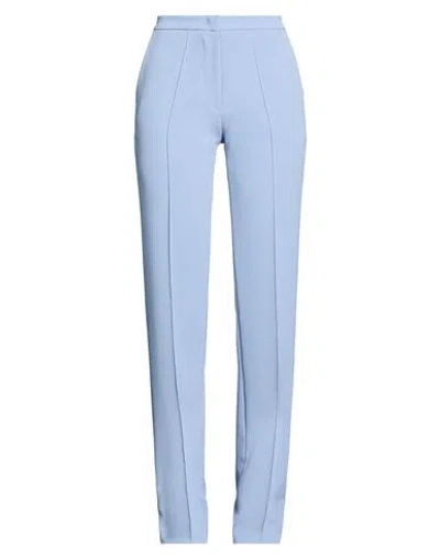 Hinnominate Woman Pants Light Blue Size Xs Polyester, Elastane