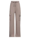 Hinnominate Woman Pants Light Brown Size S Cotton In Beige