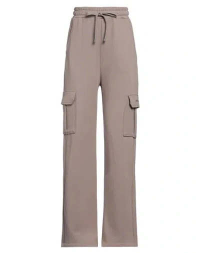 Hinnominate Woman Pants Light Brown Size S Cotton In Neutral