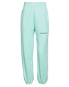 Hinnominate Woman Pants Light Green Size M Cotton In Green