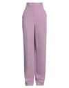 Hinnominate Woman Pants Lilac Size L Polyester, Elastane In Purple