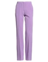 Hinnominate Woman Pants Lilac Size Xs Polyester, Elastane In Purple
