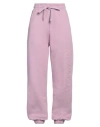 Hinnominate Woman Pants Mauve Size S Cotton In Purple