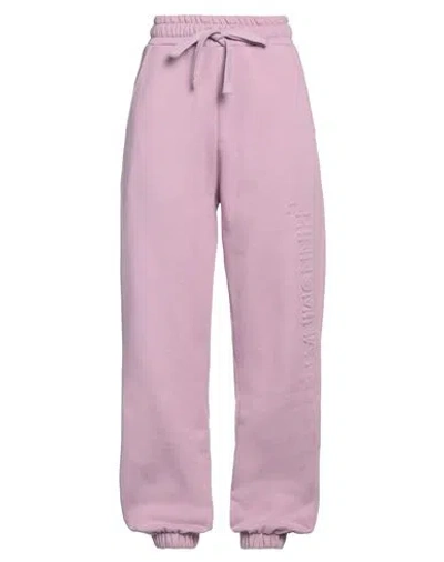Hinnominate Woman Pants Mauve Size S Cotton In Purple