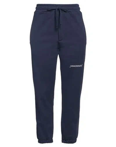 Hinnominate Woman Pants Navy Blue Size S Cotton