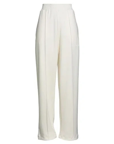 Hinnominate Woman Pants Off White Size M Modal, Polyester, Elastane