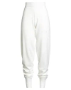 Hinnominate Woman Pants Off White Size M Viscose, Polyester, Polyamide In White