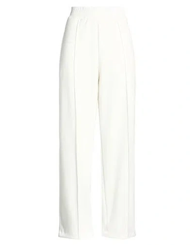 Hinnominate Woman Pants Off White Size S Modal, Polyester, Elastane