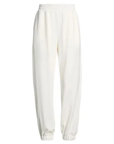 Hinnominate Woman Pants Off White Size S Viscose, Polyester, Elastane