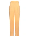 Hinnominate Woman Pants Orange Size Xl Cotton, Elastane