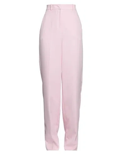 Hinnominate Woman Pants Pink Size L Polyester, Elastane