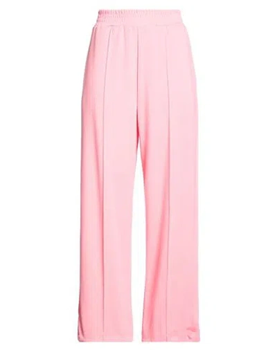 Hinnominate Woman Pants Pink Size S Modal, Polyester, Elastane