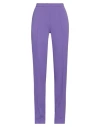 Hinnominate Woman Pants Purple Size L Polyester, Elastane In Purple