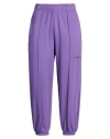 Hinnominate Woman Pants Purple Size M Cotton In Purple