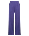 Hinnominate Woman Pants Purple Size S Modal, Polyester, Elastane