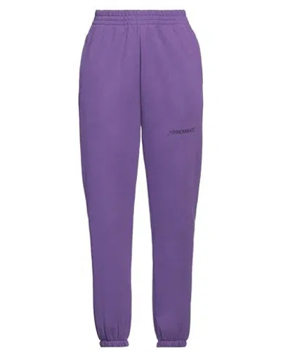 Hinnominate Woman Pants Purple Size Xxs Cotton