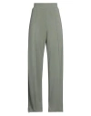 Hinnominate Woman Pants Sage Green Size L Modal, Polyester, Elastane