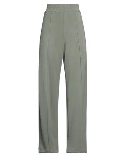 Hinnominate Woman Pants Sage Green Size L Modal, Polyester, Elastane