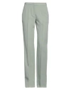 Hinnominate Woman Pants Sage Green Size L Polyester, Elastane