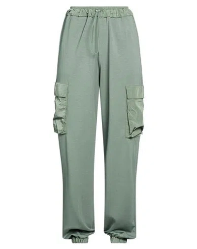 Hinnominate Woman Pants Sage Green Size S Viscose, Polyester, Elastane
