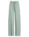Hinnominate Woman Pants Sage Green Size Xs Viscose, Polyester, Polyamide In Green