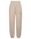 Hinnominate Woman Pants Sand Size L Cotton In Beige